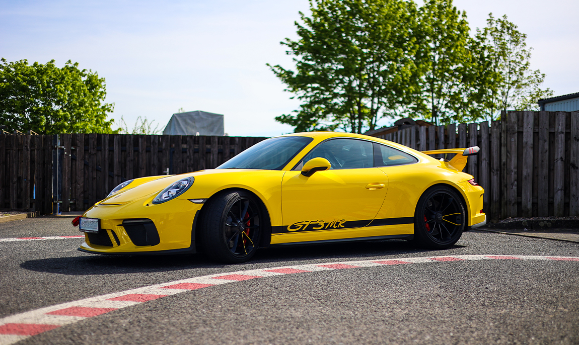 4 Runden Porsche GT3 MR selber fahren auf dem Nürburgring GPStrecke